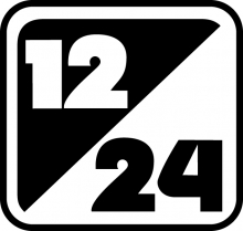 24/12 часови формат 