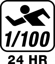 Хронометър 24 часа (1/100 сек.)