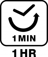 Таймер за обратно броене - 1 час (1 мин.) 