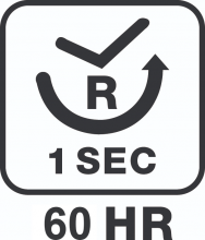 Таймер за обратно броене с автоматично повторение - 60 часа (1 сек.) 