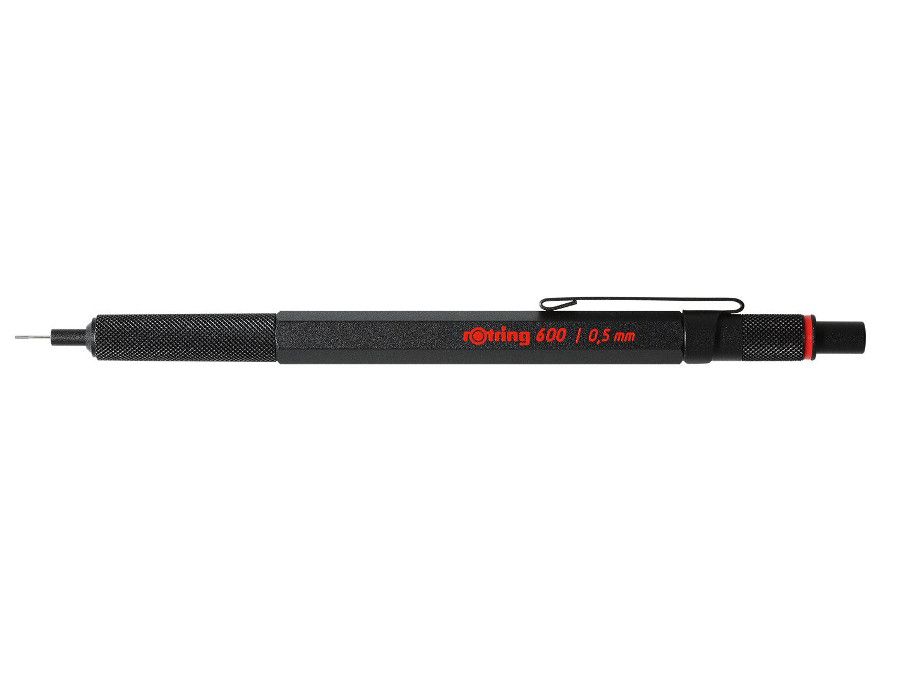 Автоматичен молив Ротринг Rotring 600, черен, 0.5 mm, ВАР