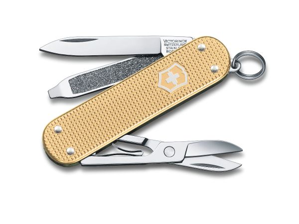 Викторинокс Нож Victorinox Classic, Alox Limited Edition 2019, champagne gold 0.6221.L19