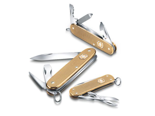 Викторинокс Нож Victorinox Classic, Alox Limited Edition 2019, champagne gold 0.6221.L19