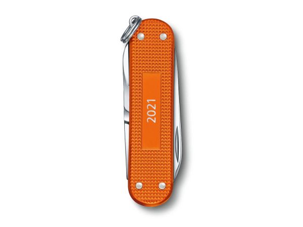 Викторинокс Нож Victorinox Classic, Alox Limited Edition 2021, tiger orange 0.6221.L21