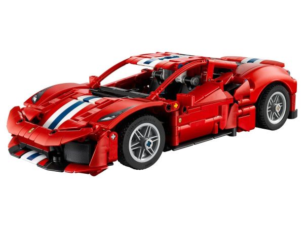 Сглобена спортна кола LEGO Technic 42235 Ferrari 488 Pista от онлайн магазин Get7