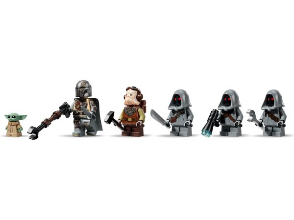 Шест колекционерски минифигурки с оръжия от пустинния комплект LEGO Star Wars 75453