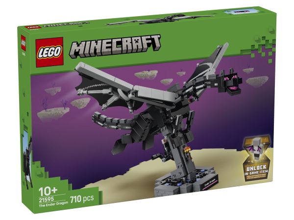 Оригинална кутия на конструктор LEGO Minecraft Драконът Ендър 21595